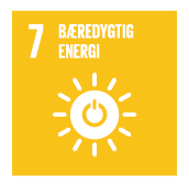 Logo for Verdensmål nr. 7: Bæredygtig energi
