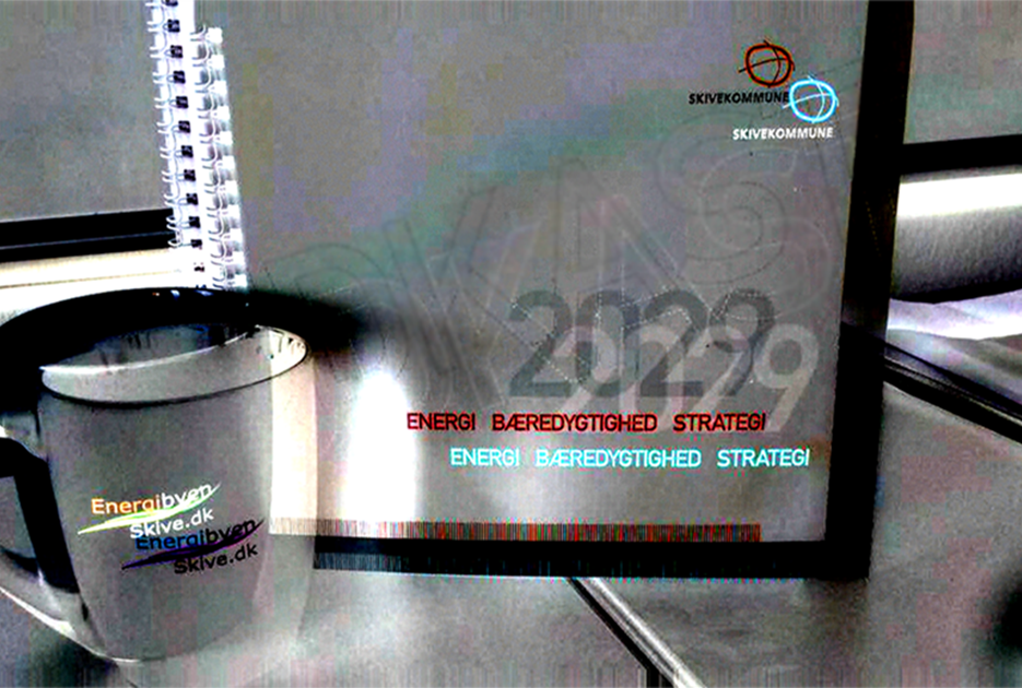 Stiliseret gengivelse af Energi- og bæredygtighedsstrategi 2029.